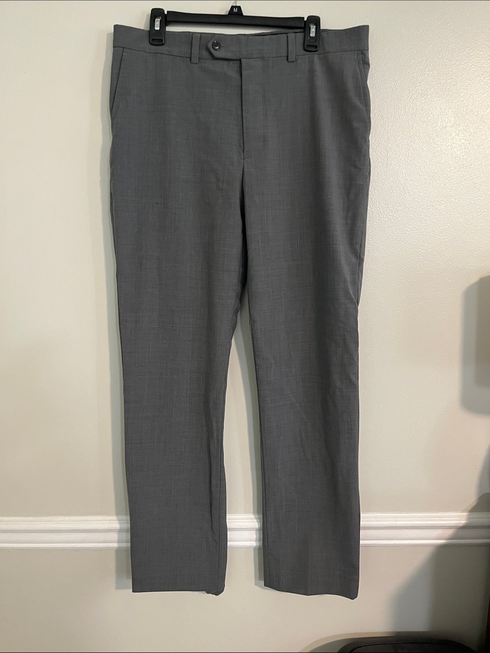 Lands' End Men's Charcoal Dress Pants